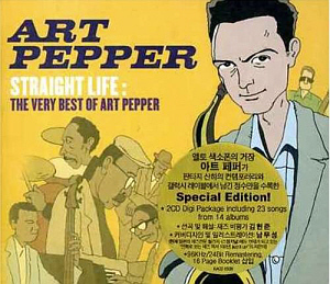 Art Pepper / Straight Life: The Very Best Of Art Pepper (2CD, DIGI-PAK, 미개봉)