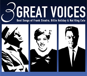 Frank Sinatra, Billie Holiday, Nat King Cole / 3 Great Voices (3CD, 미개봉)